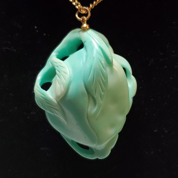 VTG Kenneth Lane signed Pendant Necklace